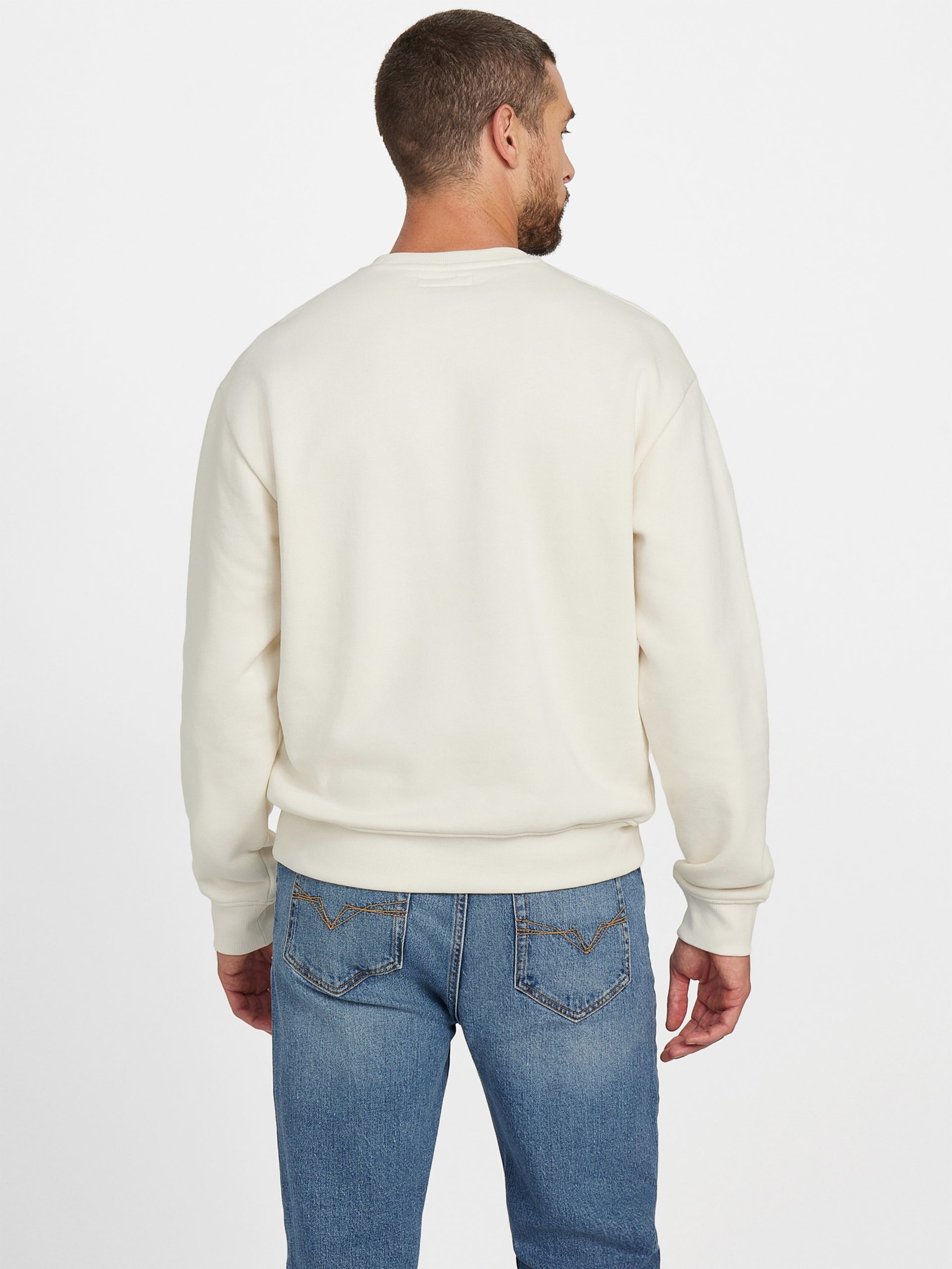 Moletom Eco 1981 Label com gola redonda