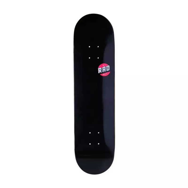 Plateau de skate RAD Blank Logo Noir 8.25