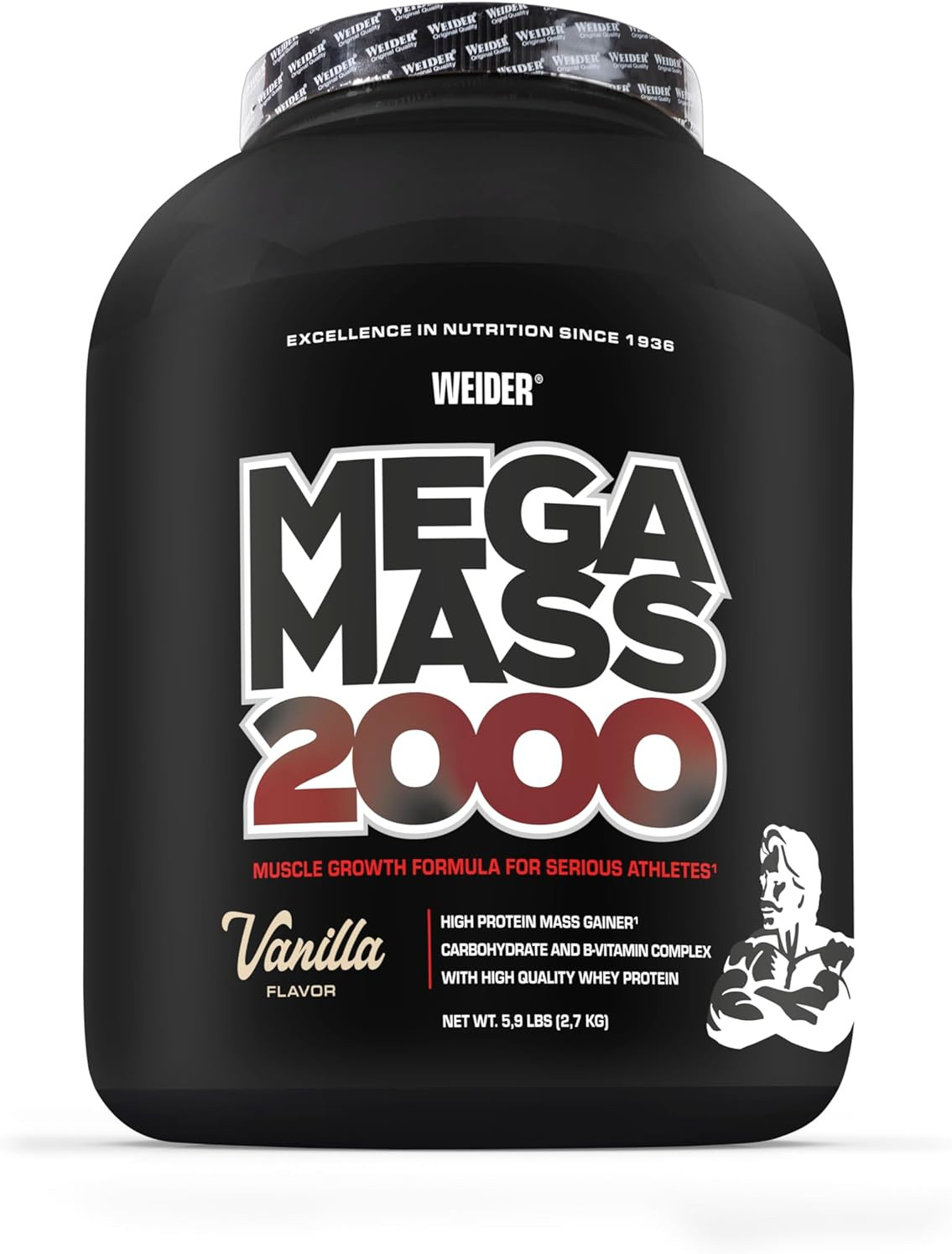 Mega Mass 2000 - 2700g - Vanille