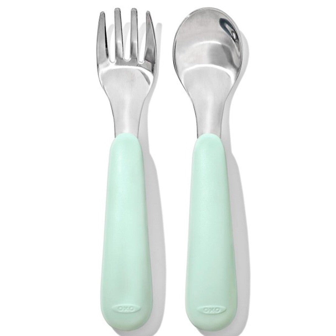 Oxo tot kinderlepel en -vork reisset - opal