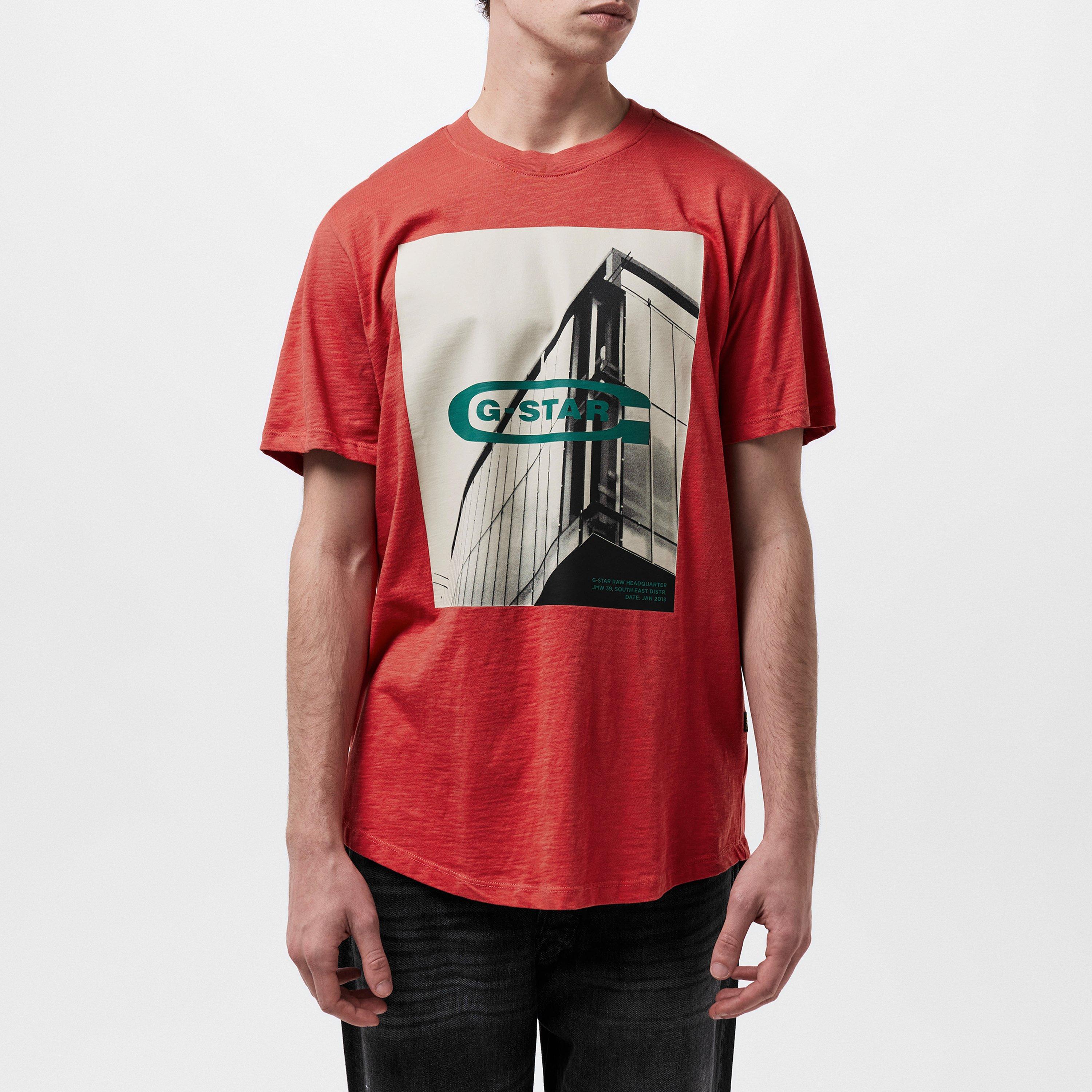 G Star HQ Old School Logo Lash T Shirt