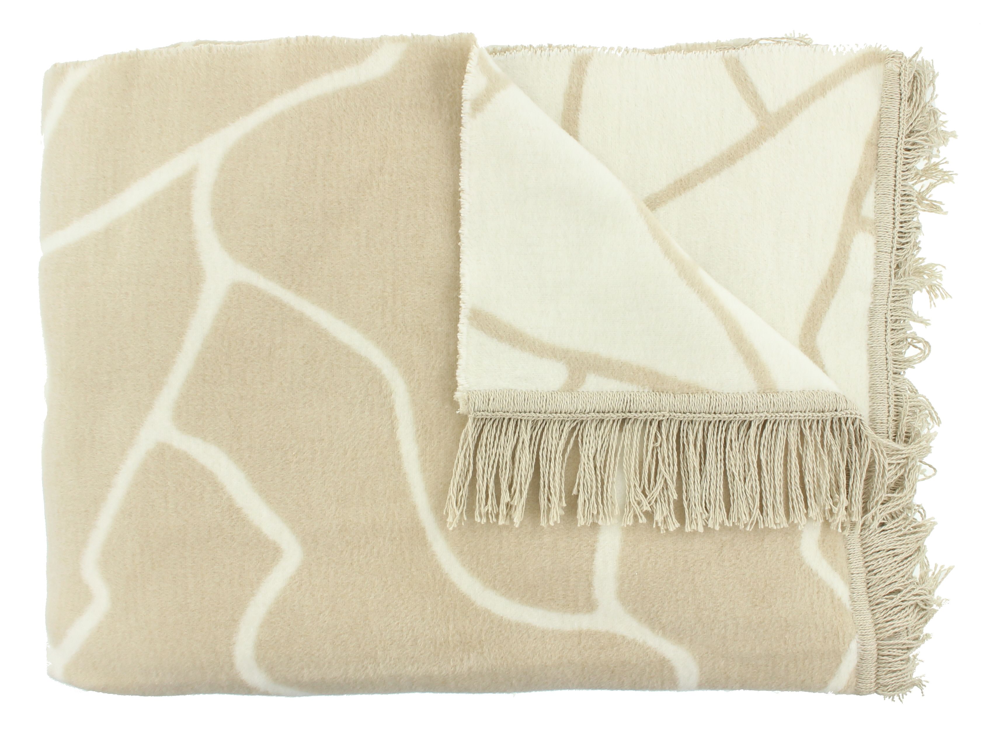 Plaid Naturel Lineas   | ClaudiB150 x D200 cm