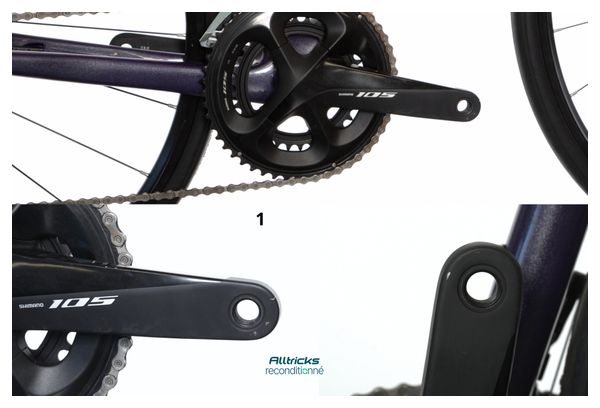 Vélo de Route Massi Team Race Shimano Tiagra 10V 700mm Violet 2023 - Produit Reconditionné