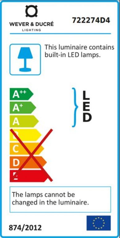Wever Ducré Tape 4.0 vloerlamp LED donkergrijs 3000K