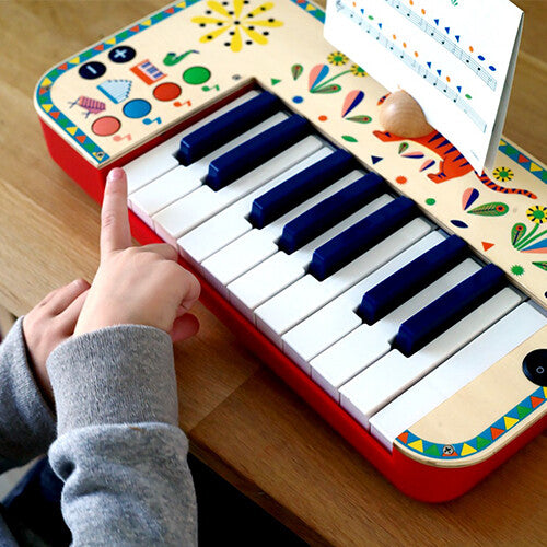 Djeco elektrisch keyboard animambo