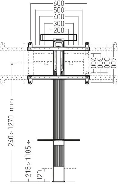 Erard ExoStand 600 Supports TV