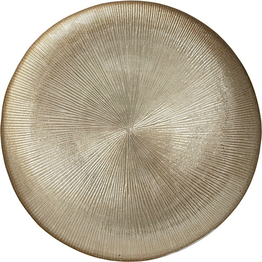 Ontbijtbord Aurora goud D 21 H 1,5 cm