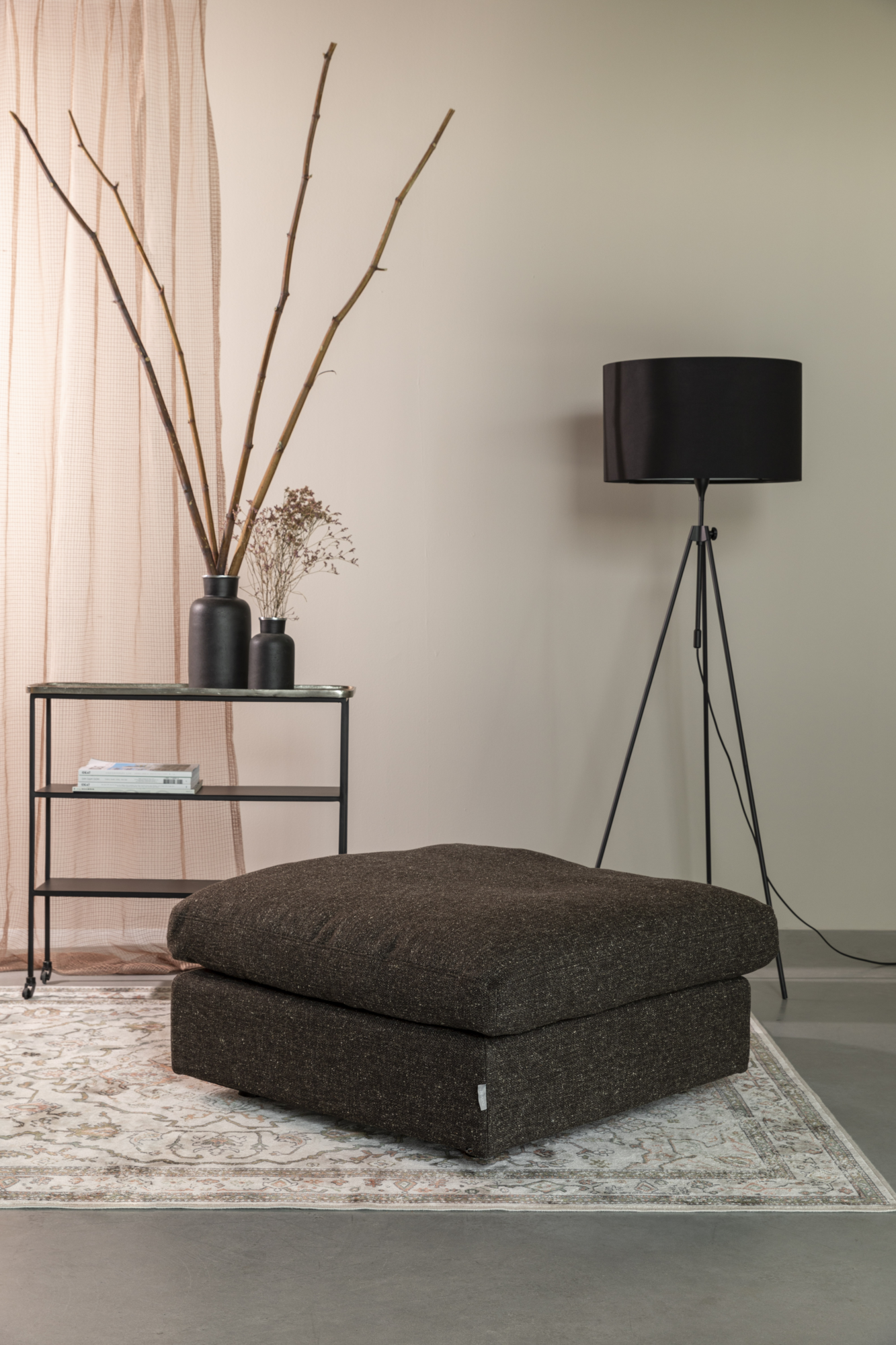 Zuiver hocker Sense Crème