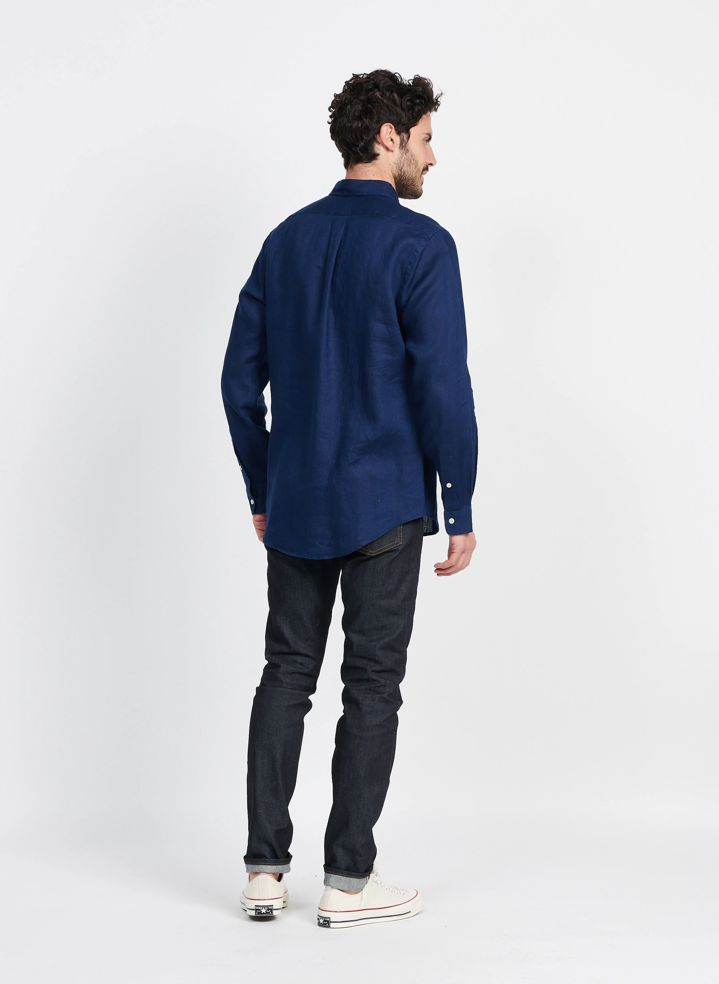 Jean slim en coton bio| Gris