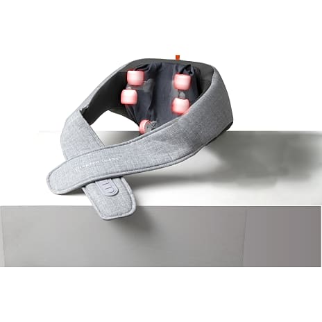 Sharper Image trådløst massageapparat med varme til nakke og ryg