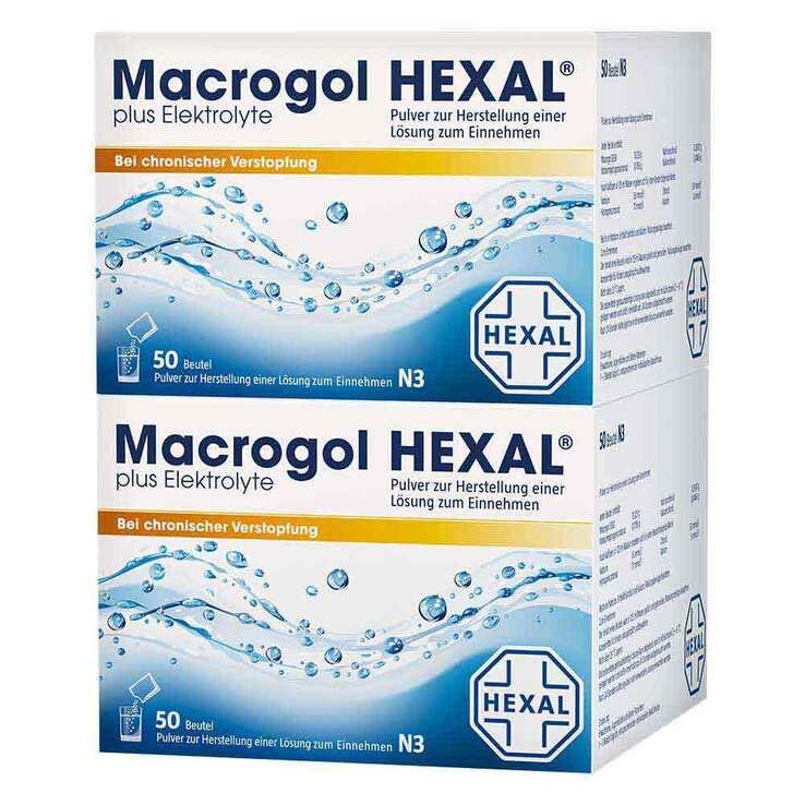 Macrogol HEXAL plus Elektrolyte Pulver, 100 St