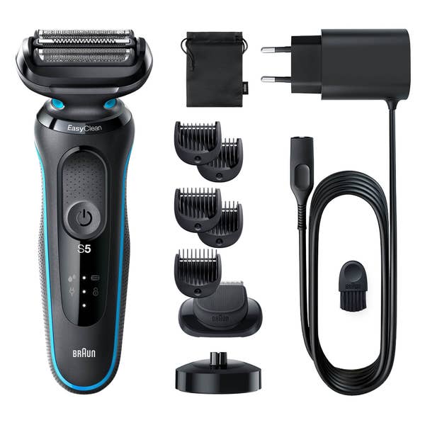 Braun Series 5 51-M4500cs Elektrorasierer mit Barttrimmer, Ladestation