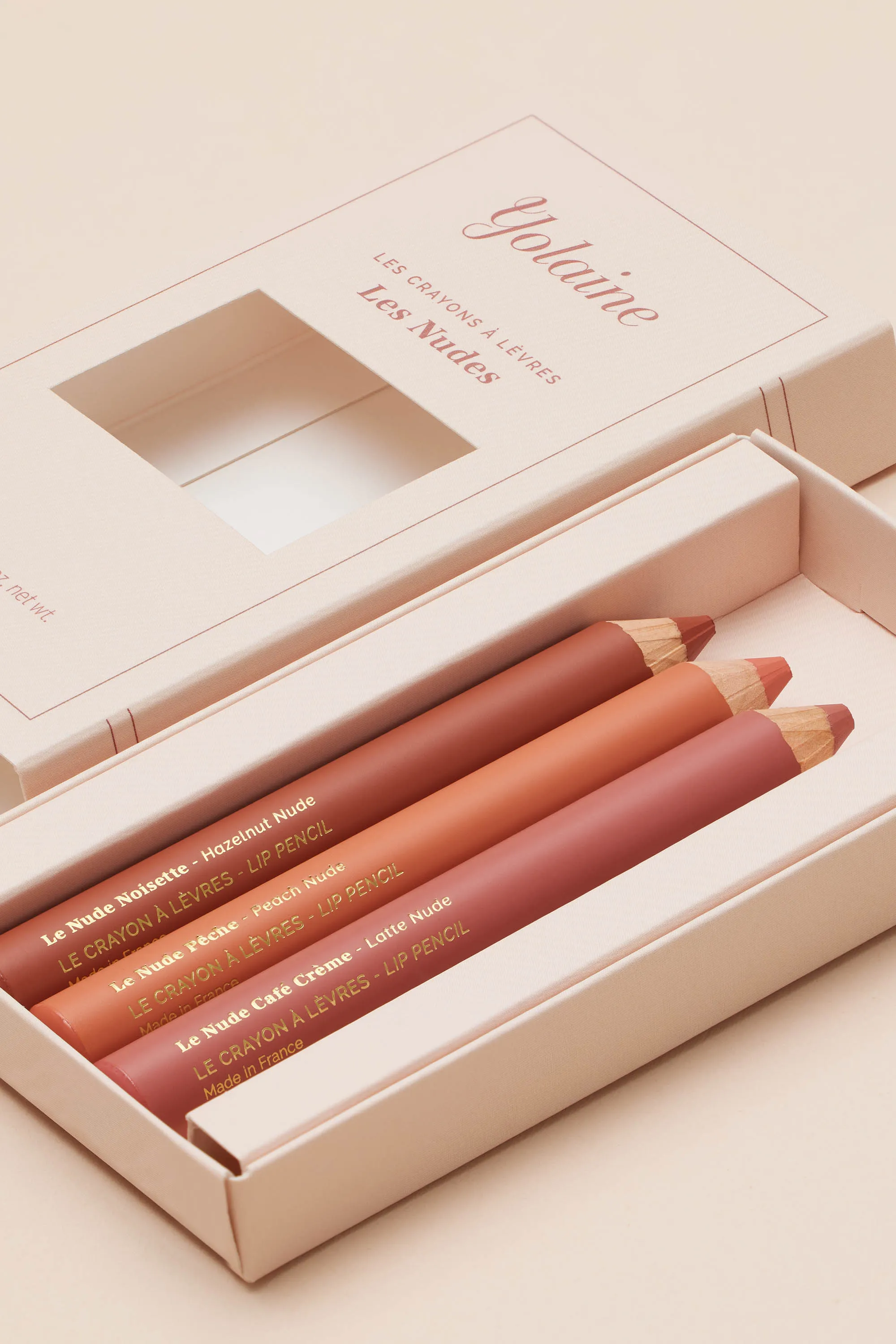 Yolaine Les crayons à lèvres – Les Nudes-1.9 g