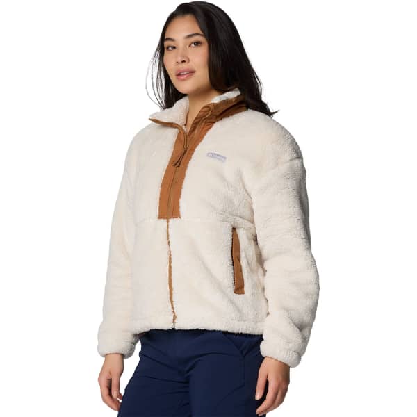 Veste polaire COLUMBIA BOUNDLESS DISCOVERY SHERPA FULL ZIP II W CHALK/CAMEL BROWN