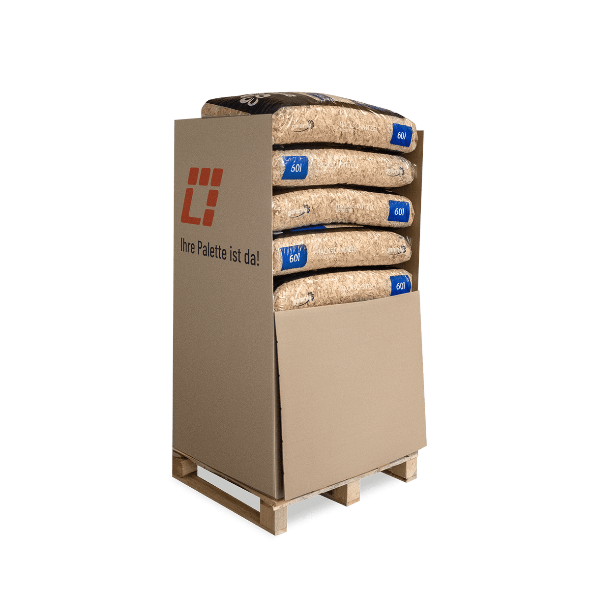 Galamio houtsnippervalbeveiliging 60l x 13 zakken 780l pallet