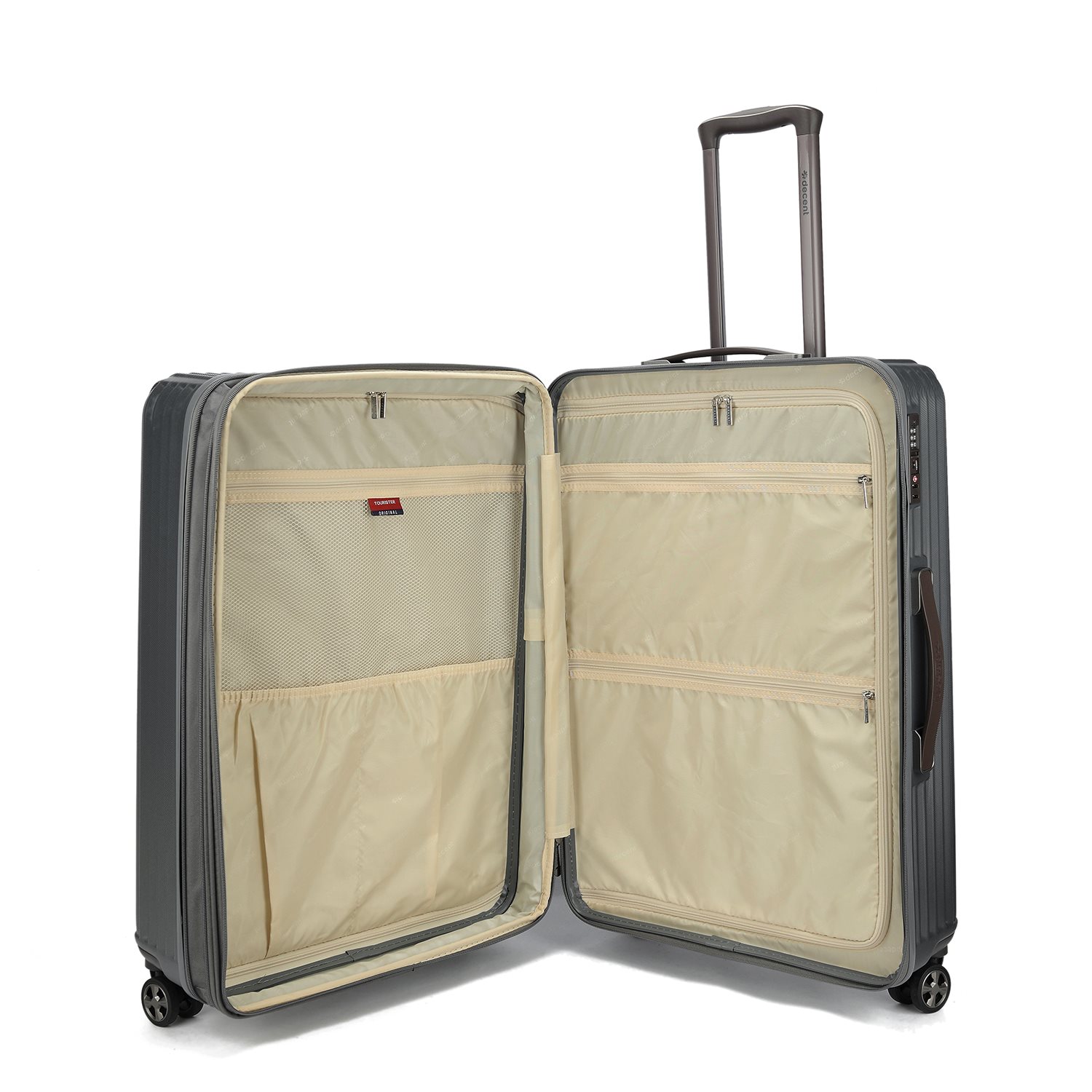 Decent Tourister Large Trolley 76 grey
