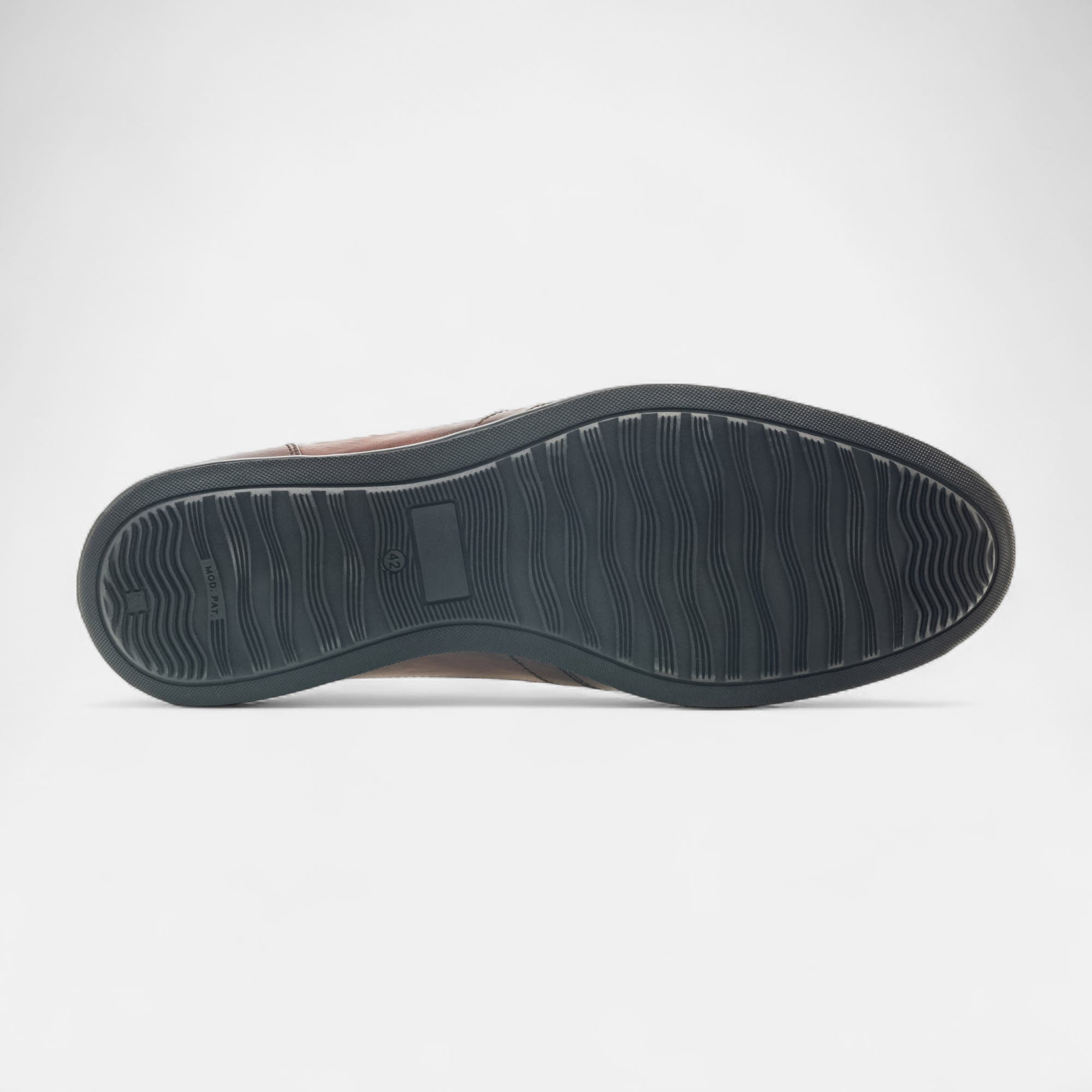 Baskets basses Homme en cuir cognac