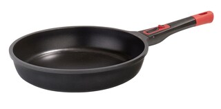 bongusto Bratpfanne mit Abnehmbarem Griff 28 cm schwarz/ rot