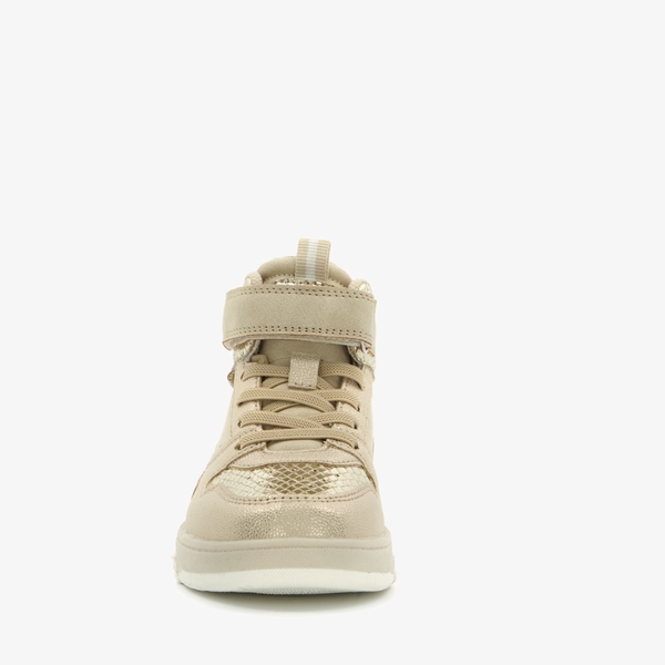 Blue Box hoge meisjes sneakers goudkleurig