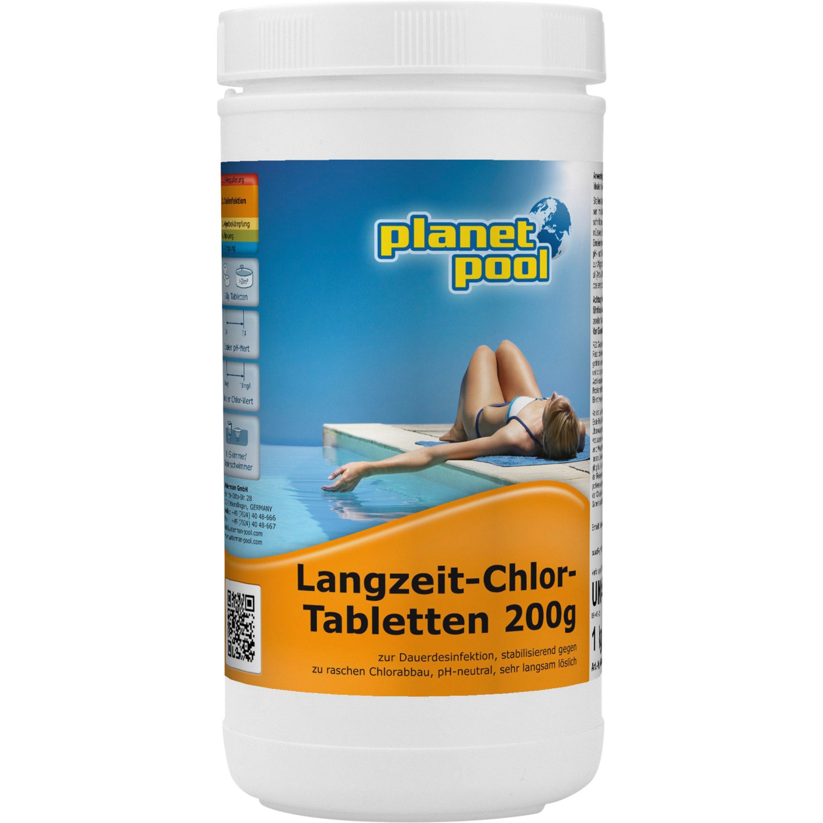 Planet Pool Langzeit-Chlor-Tabletten 200g