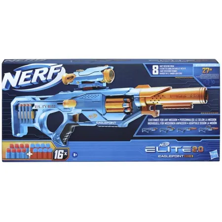 Nerf Elite 2.0 Eaglepoint RD-8 Blaster, 8-Dart Trommel