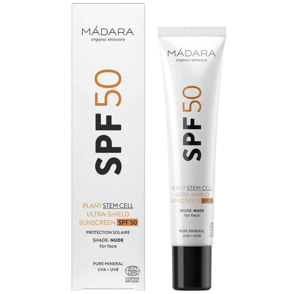 Mádara SPF50 Plant Stem Cell Ultra-Shield Sunscreen - 40 ml.