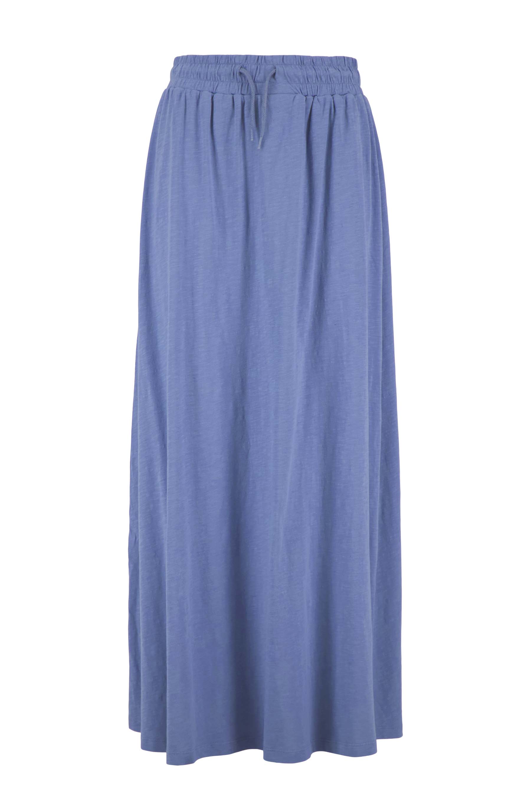lange wijde jersey rok