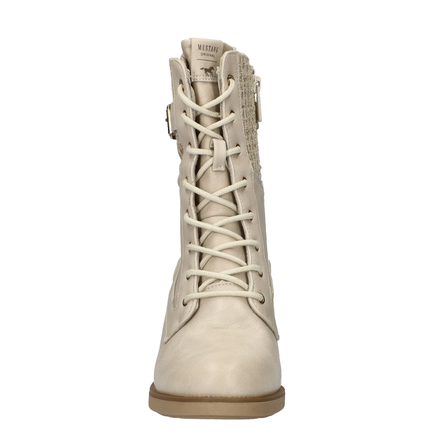 dames veterboot Mustang Wit