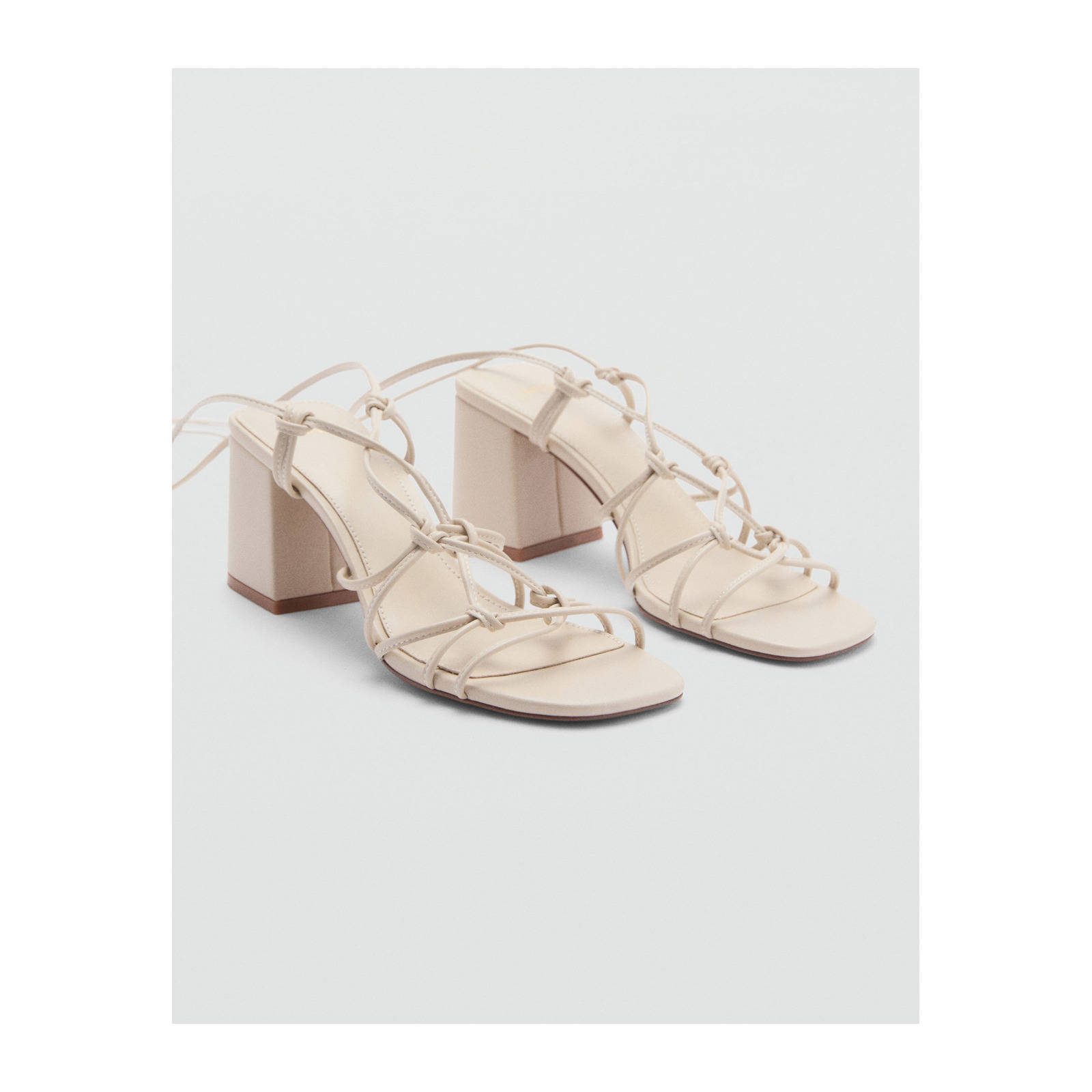 Mango sandalettes beige