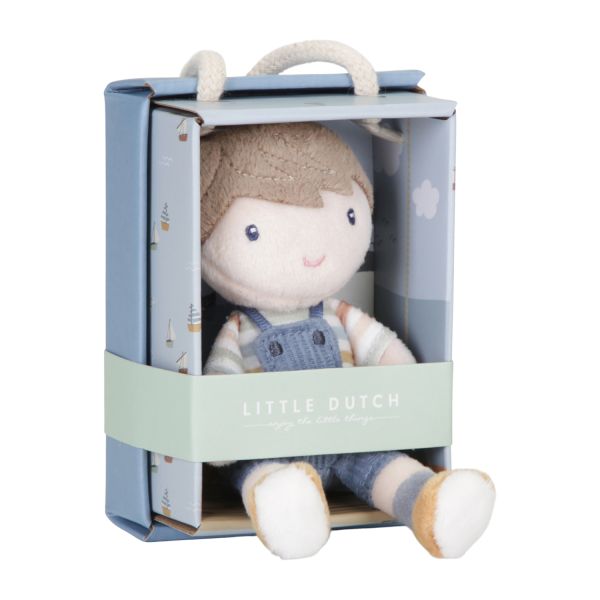 Little Dutch Vintage Sunny Stripes Knuffelpop - Jim - 10 cm