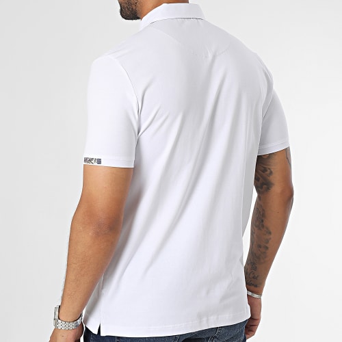 Polo Manches Courtes Blanc