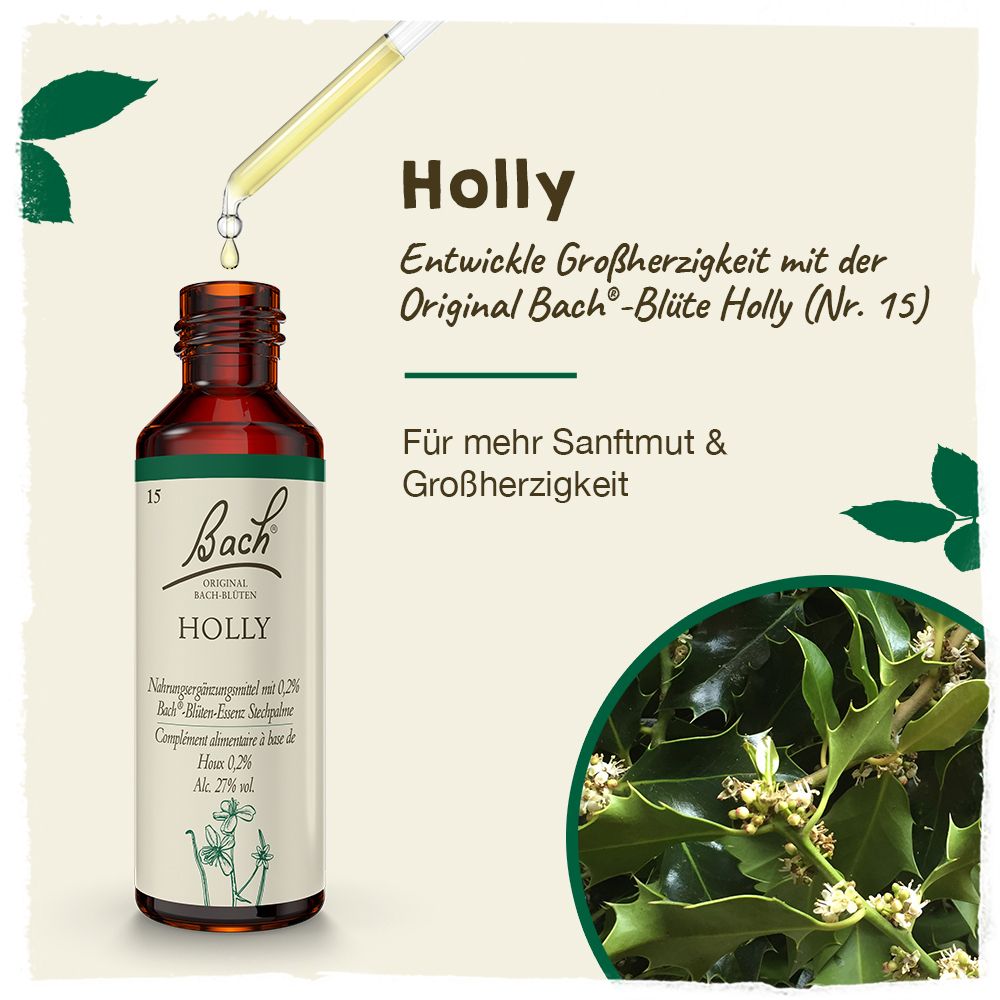 BACH®-BLÜTE HOLLY (Stechpalme)