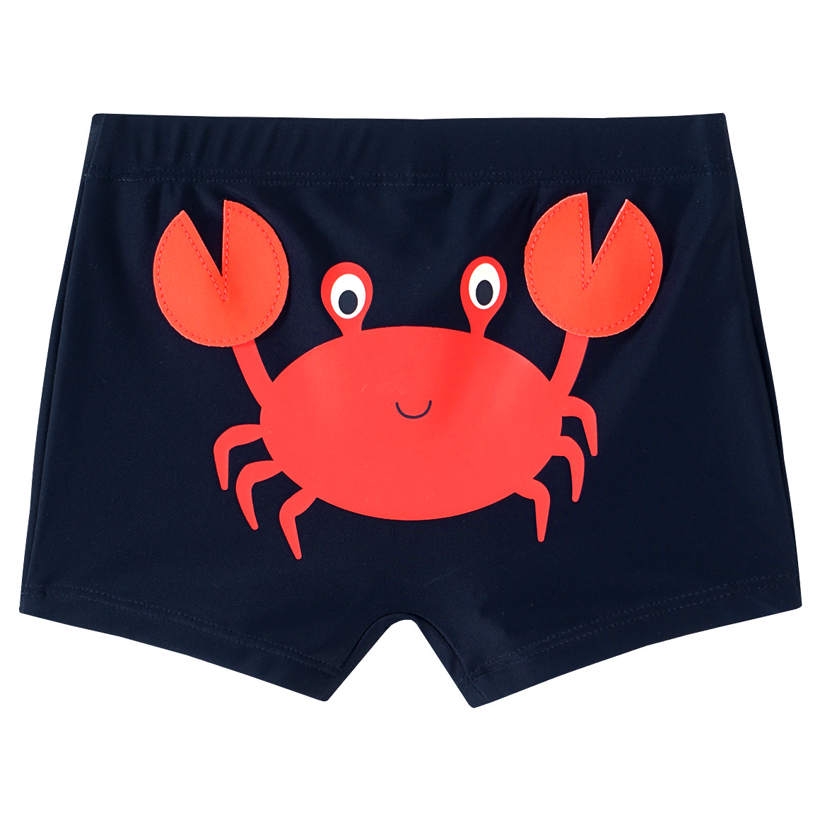 Topomini Baby Badehose mit Krabben-Motiv dunkelblau
