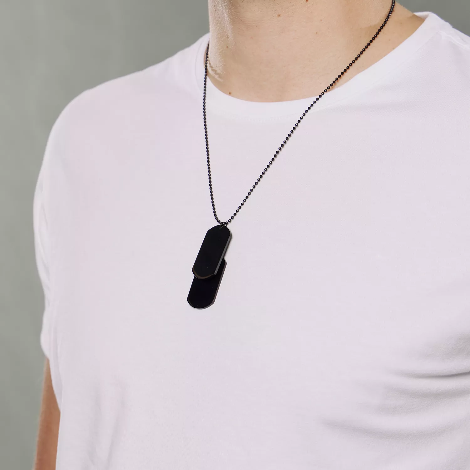 Captena Dog Tag Halskæde Rustfrit Stål DU10010