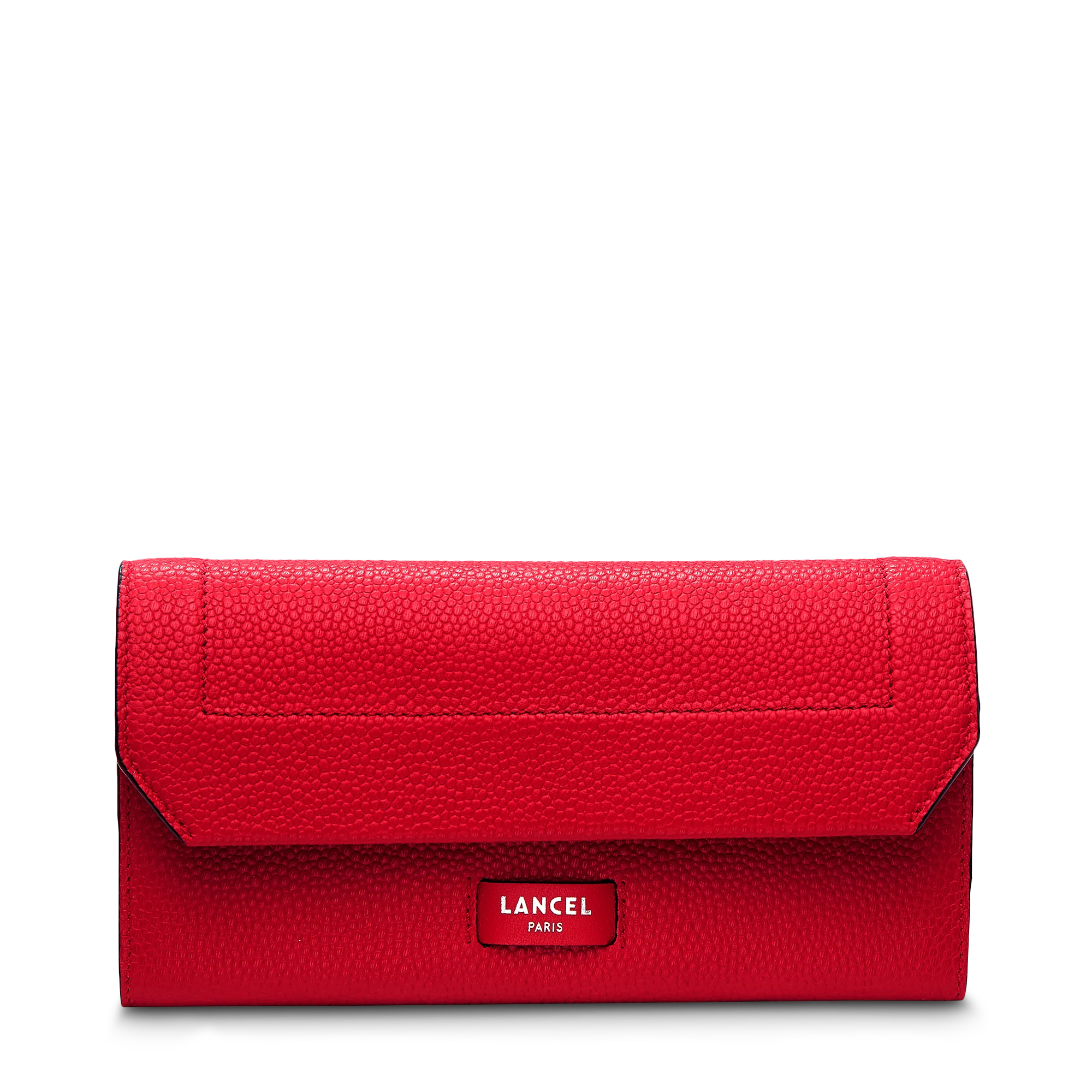 Portefeuille slim rabat Ninon de Lancel-Rouge Lancel