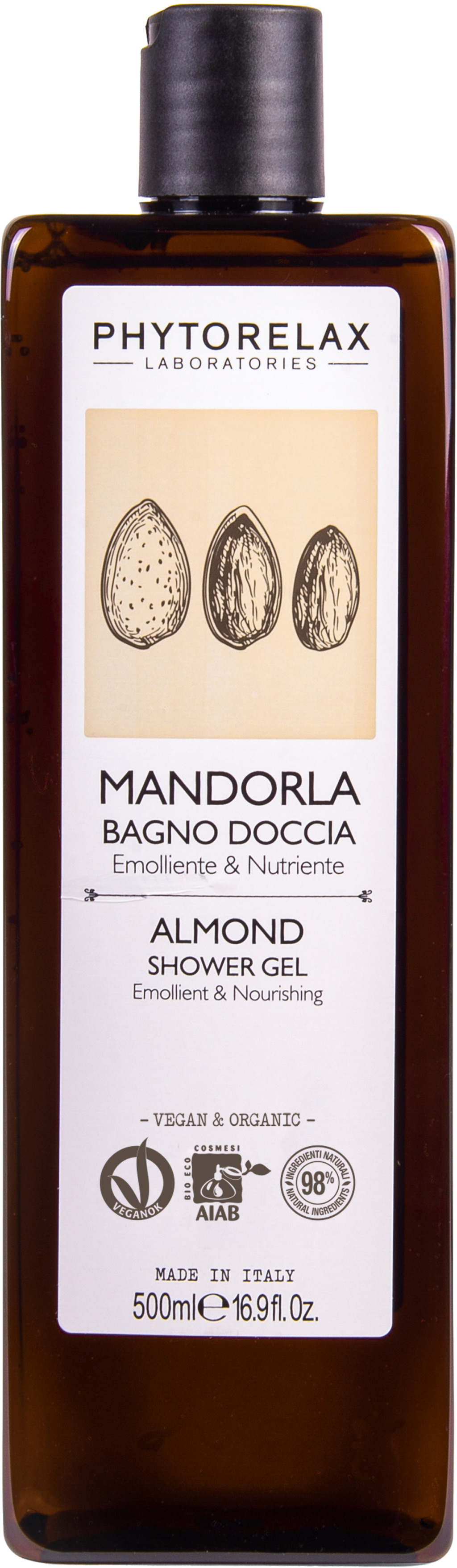 PHYTORELAX LABORATORIES  Almond Showergel, 500 ml