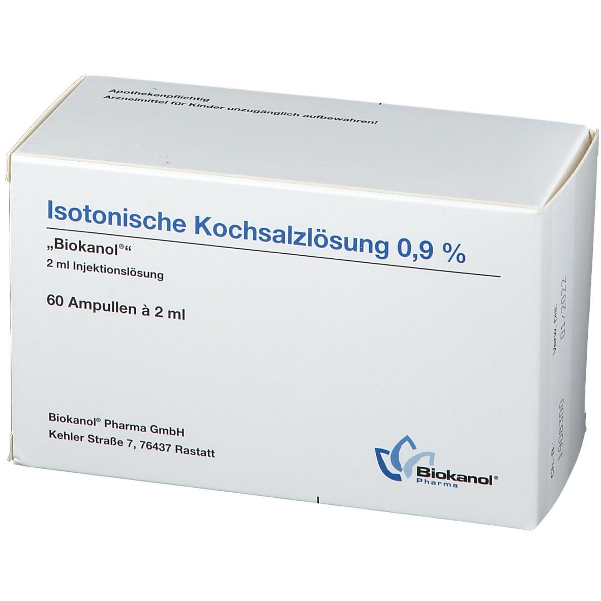 Isotonische Kochsalzlösung 0,9 % Biokanol