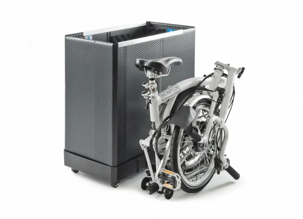 B&W bike.case foldon box S - Fragtkasse til cykel - ABS plastic, polypropylen - sort