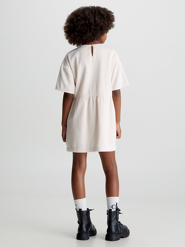 Vestido de veludo cotelê