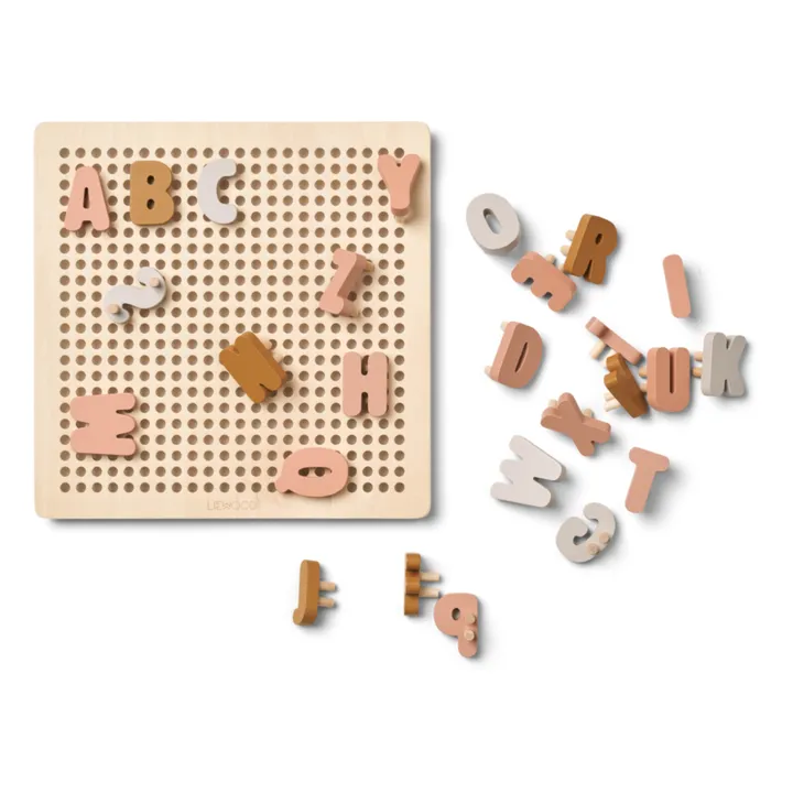 Liewood Alphabet Ainsley | Tuscany rose multi mix