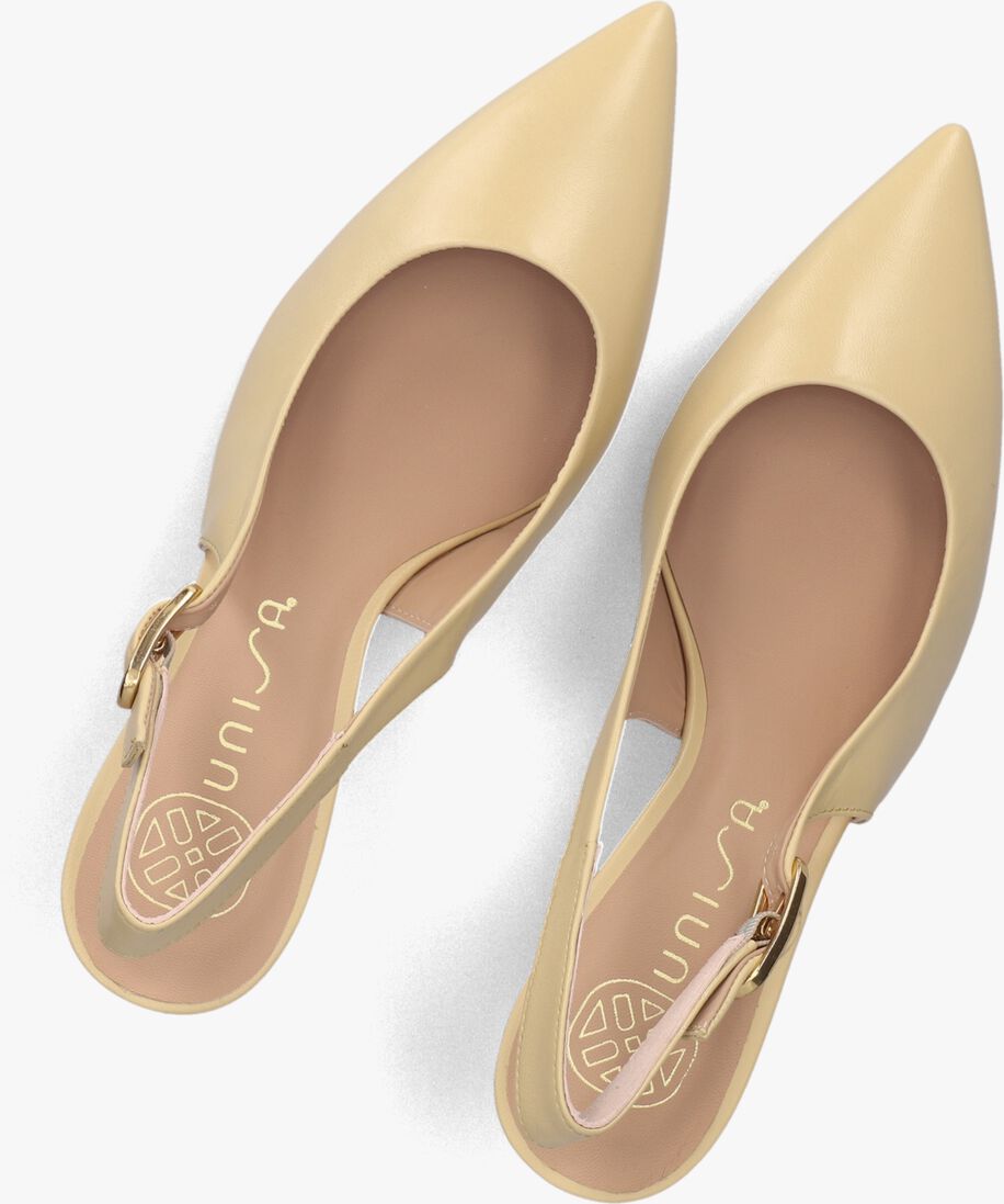 gele unisa slingbacks lanz