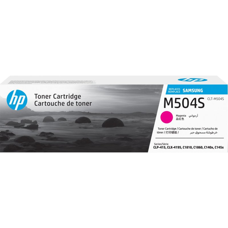 Toner CLT-x504S couleurs séparées (Samsung devient HP) pour imprimante laser