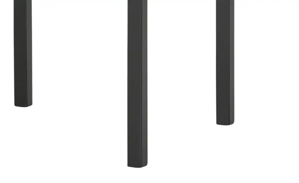 Esstisch Newcastle 75x75 cm Eiche, Schwarz