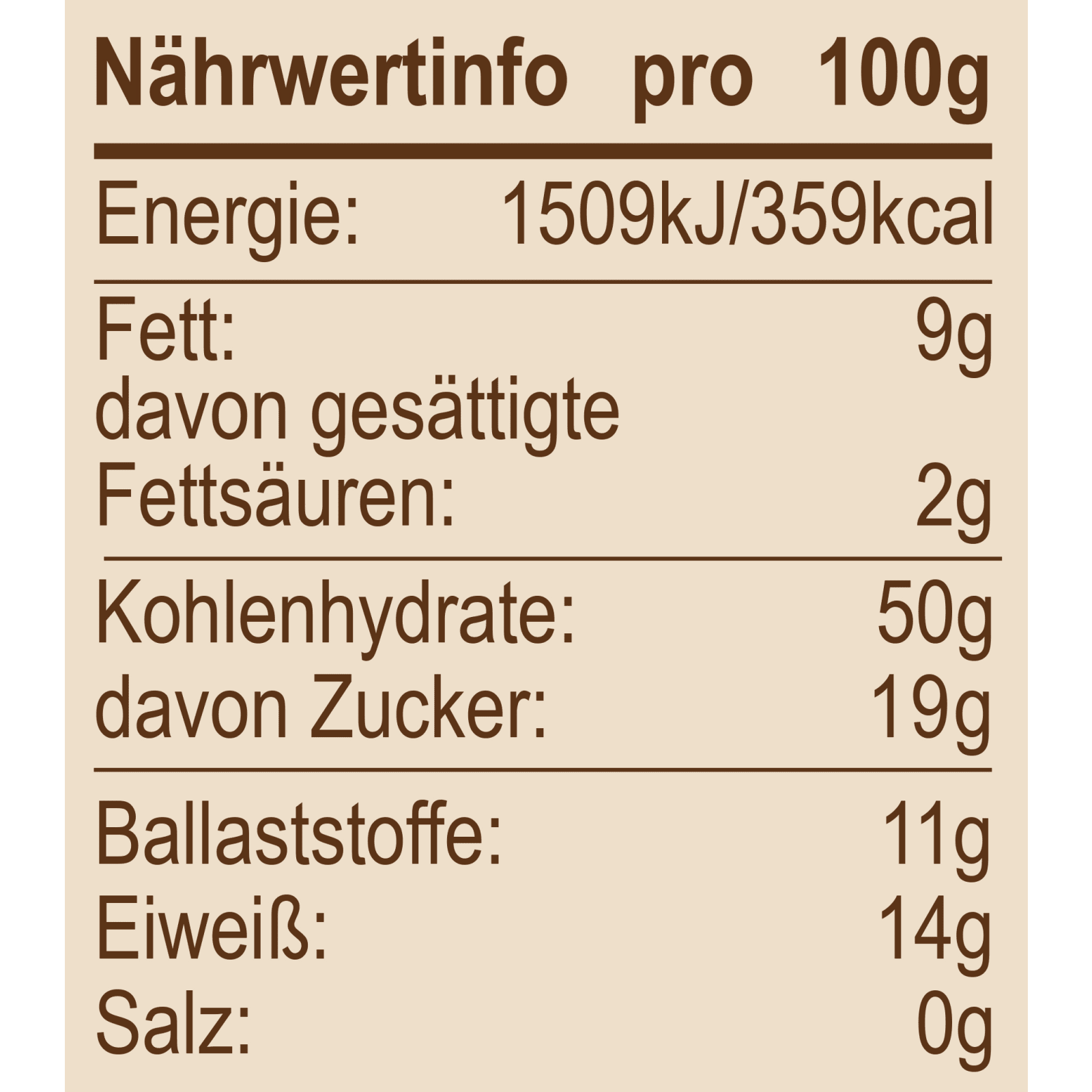 100% Urkorn Müsli #236 (750g)
