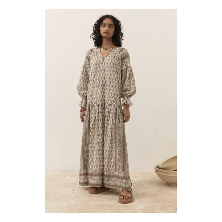 Boteh Robe Maxi Beso | Blanc