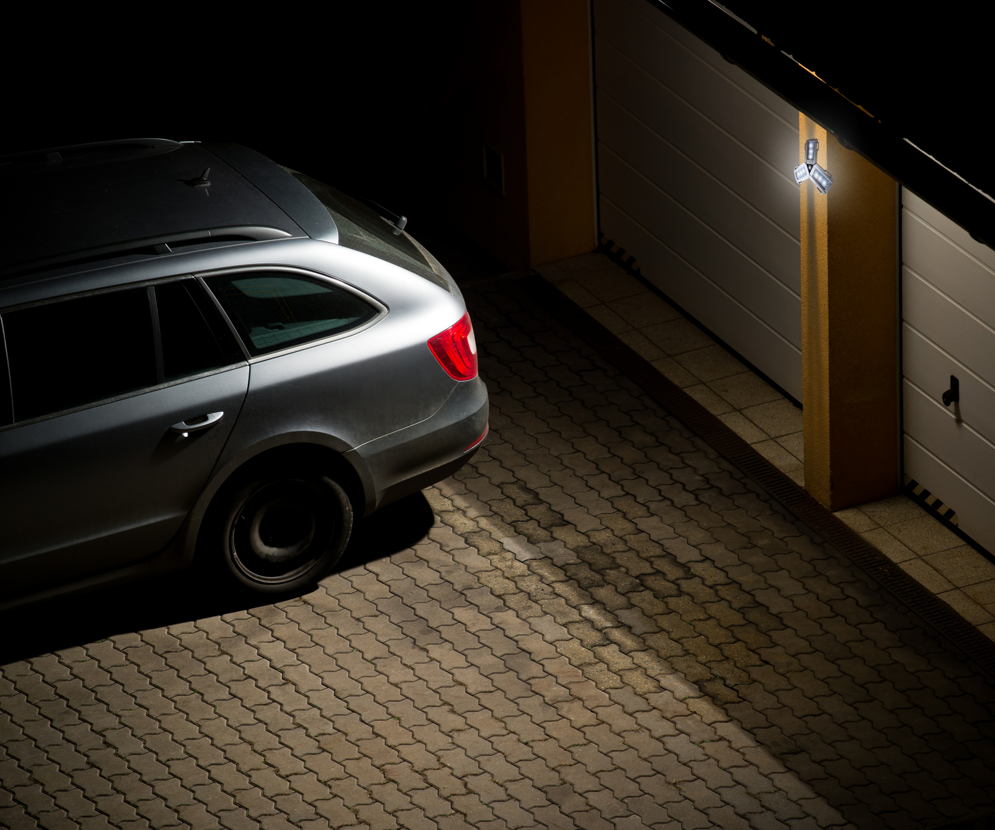 72 LED's Triple Bright Lampe Wandleuchte Beleuchtung mit Bewegungsmelder (VVASLCIND0011) - Kaltweiss