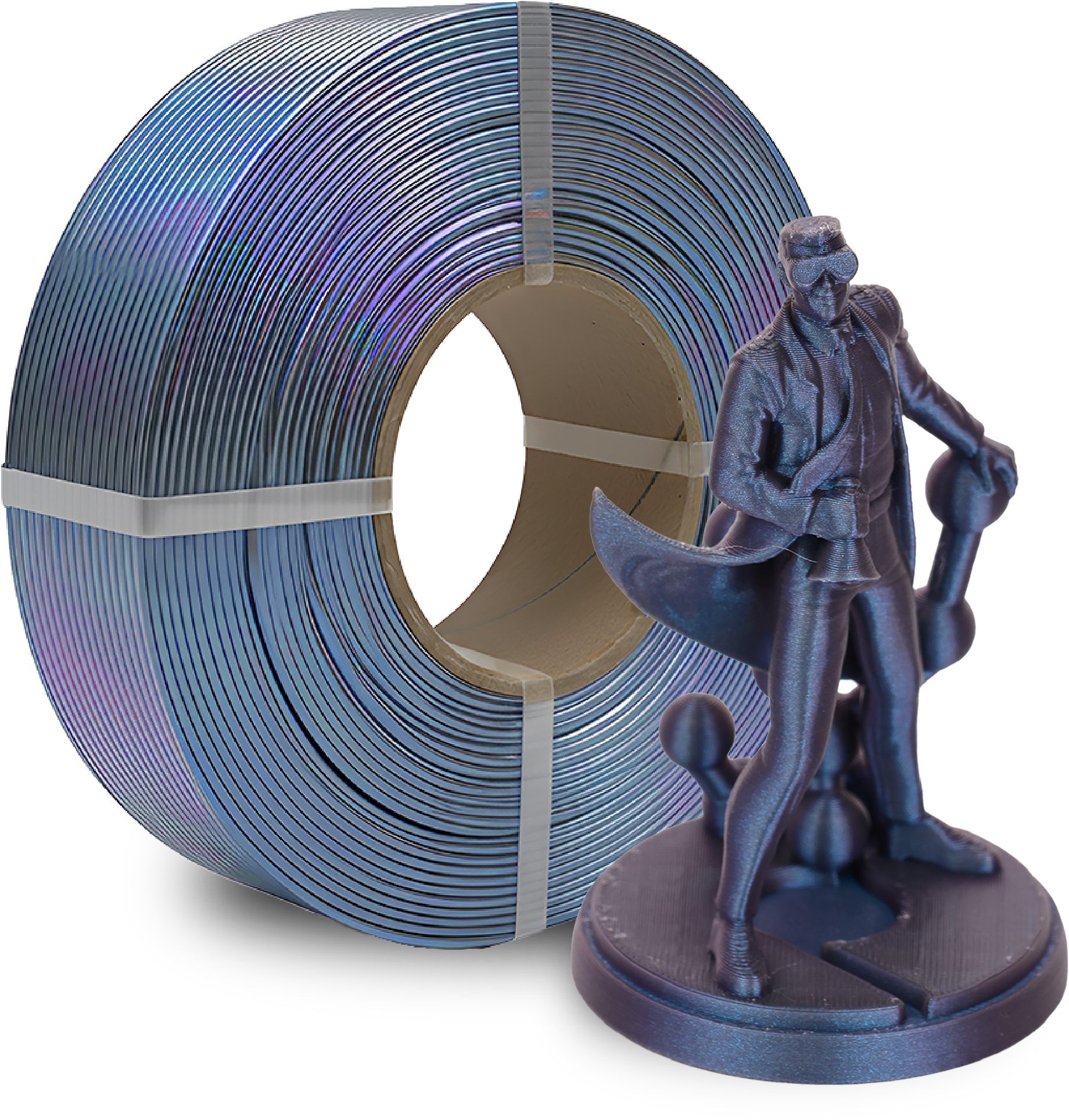 Polymaker  Panchroma™ PLA Refill Starlight Twilight, 1,75 mm / 1000 g    Das Funkeln der Sterne in Twilight, Filament ohne Spule