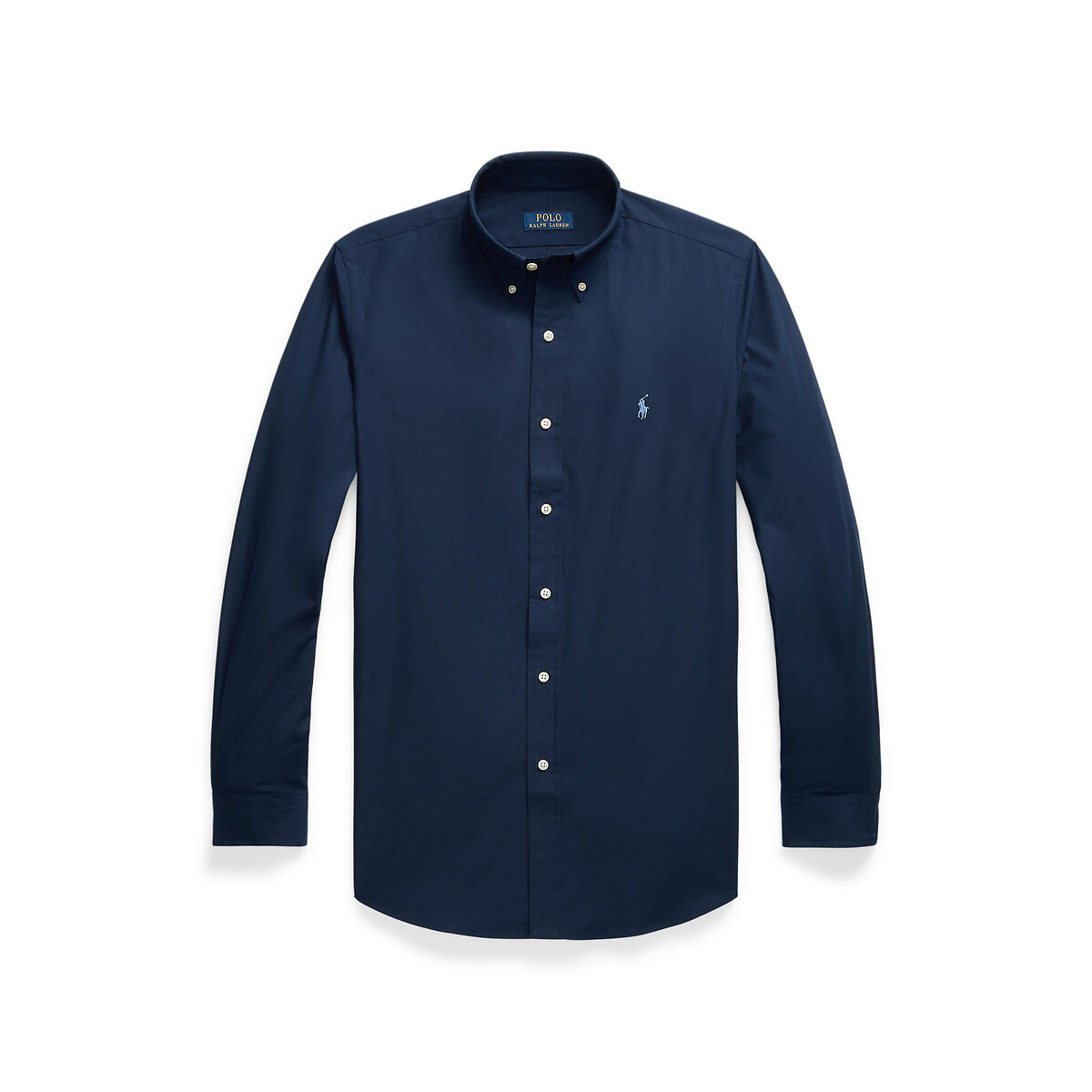 POLO RALPH LAUREN<br>Camisa ajustada em popeline elástica
