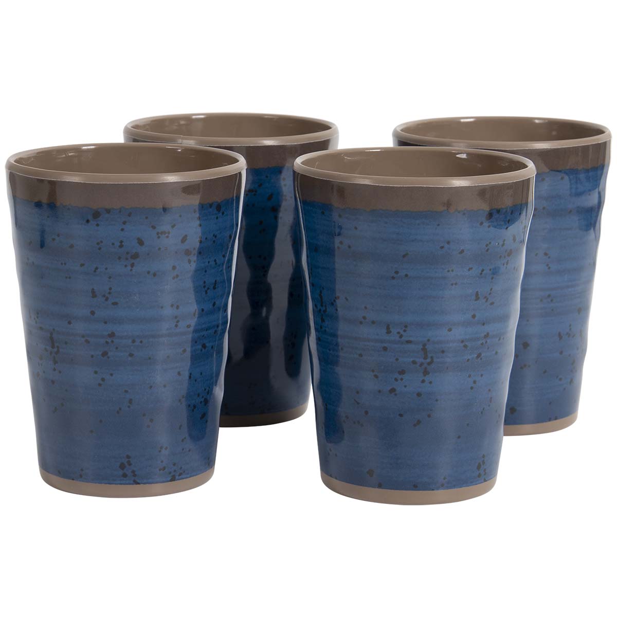 Bo-Camp Halo set van 4 melamine bekers - Blue