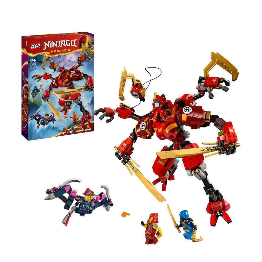 Mooie grote ninjagoKai's ninjaklimmecha Actiefiguur Speelgoed voor Rollenspellen 71812